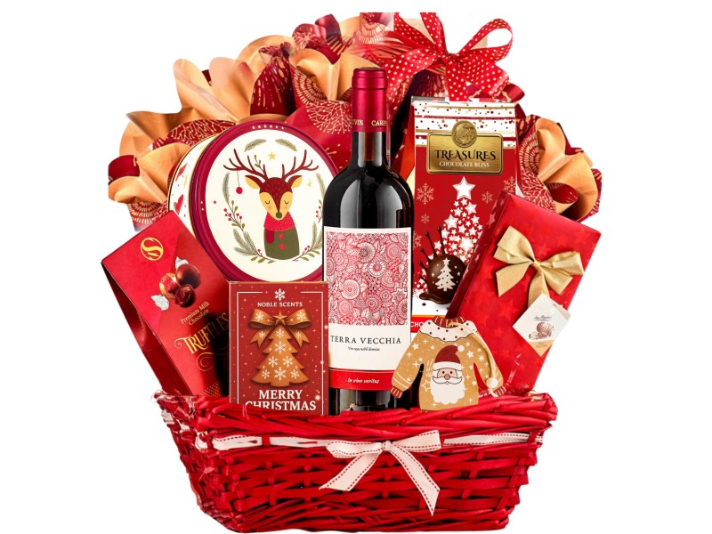 Cos Cadou Red Christmas