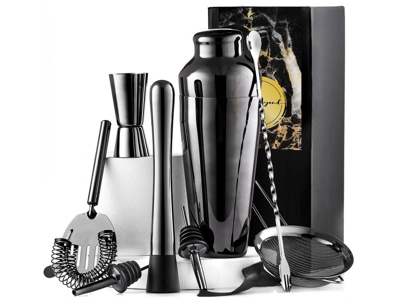 Gun Metal Mixology Set True Legend 