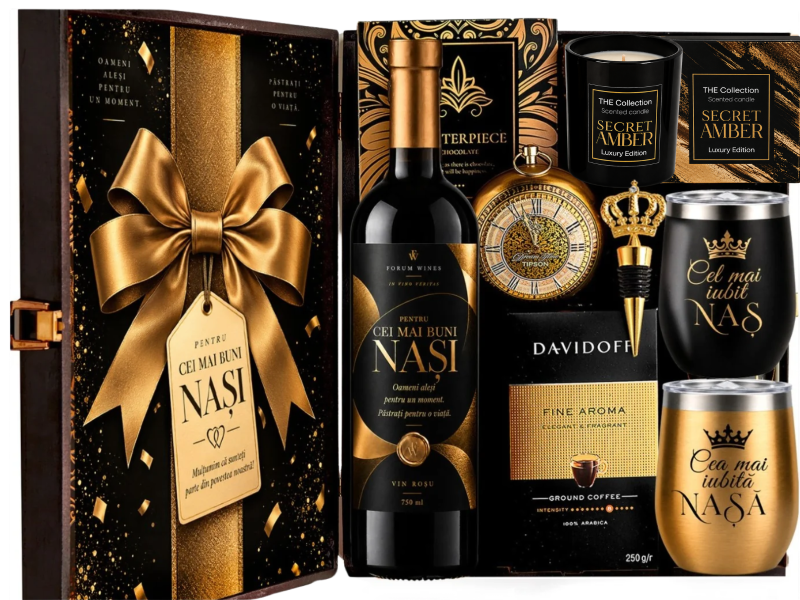 Cadou Elegant Nași de Poveste
