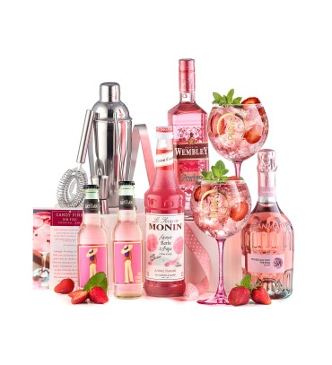 Candy Pink Gin Fizz ...
